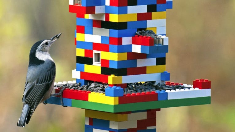 Lego Bird Feeder