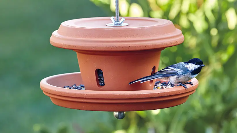 Terra Cotta Bird Feeder